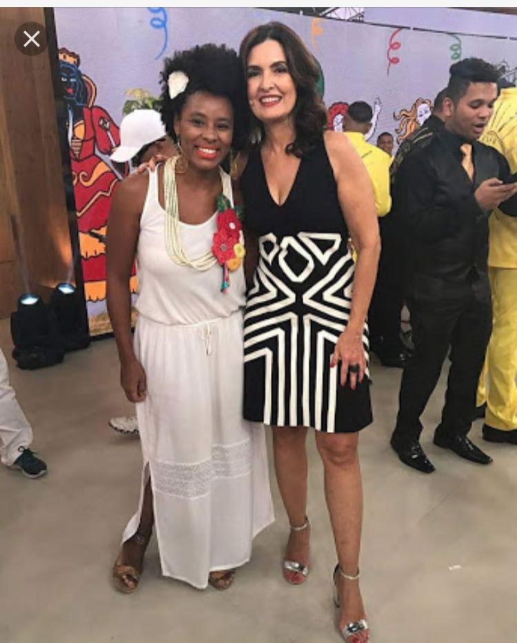 Maryzelia com Fátima Bernardes 