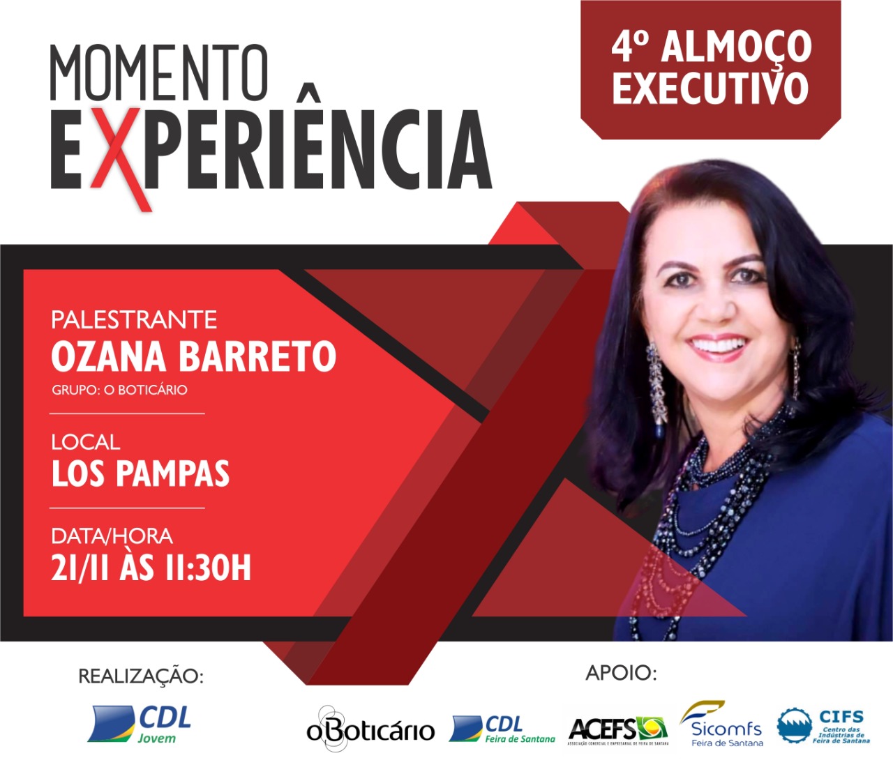 Momento Experiência com Ozana Barreto