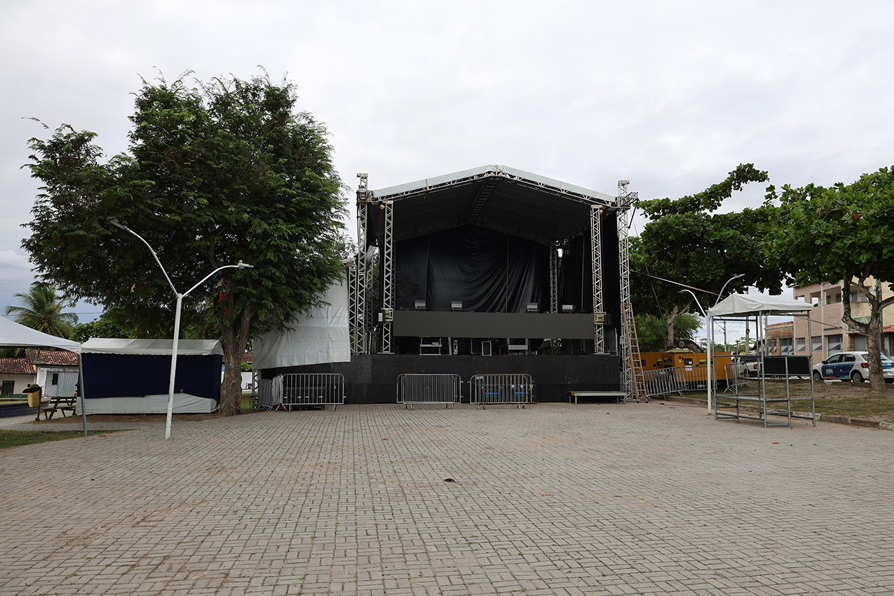 Estrutura da Festa do Vaqueiro de Ipuaçu está pronta para receber o público, neste fim de semana