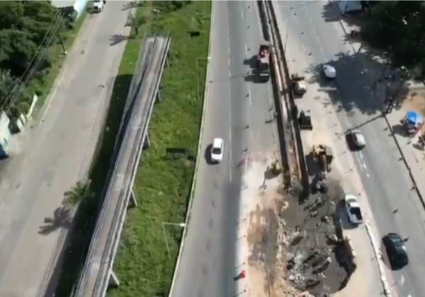 Obras na BR-324 seguem sem previsão de conclusão e faixas continuam interditadas
